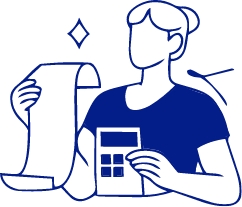 Illustration stehend für die Leistung Steuerberatung